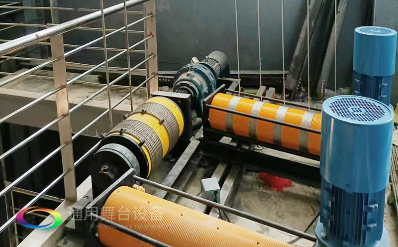 通用舞台阻燃幕布佛山电视台演播厅项目